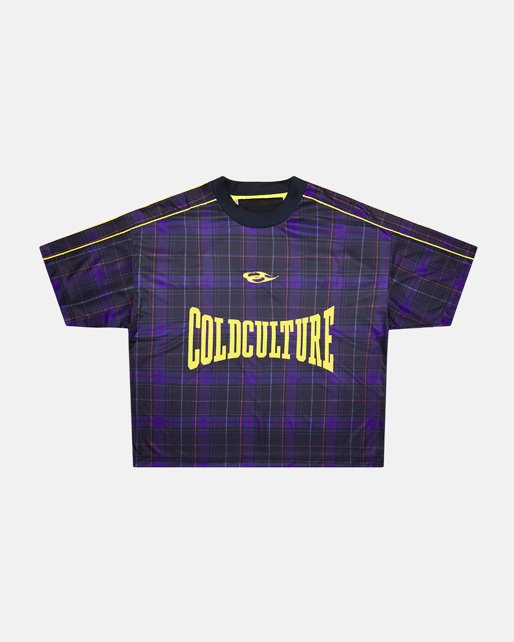 HIGHLANDS PLAID TEE DARK BLUE