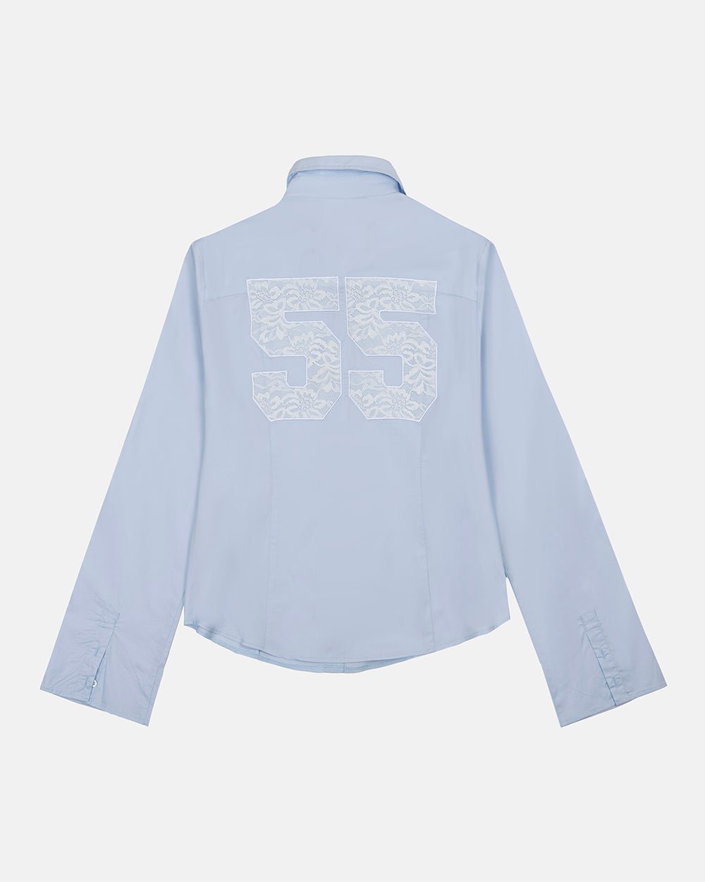55 LACE SHIRT BABY BLUE