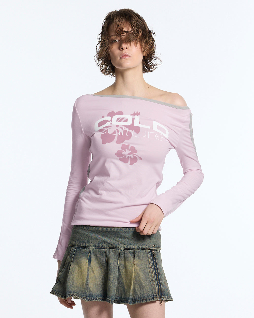 LUSH LONGSLEEVE TEE BABY PINK