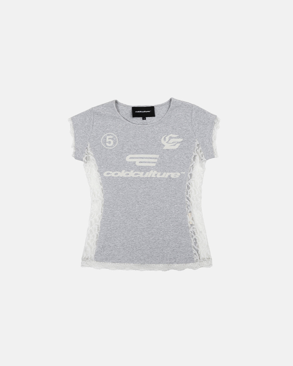 CLUB BABY TEE HEATHER GREY