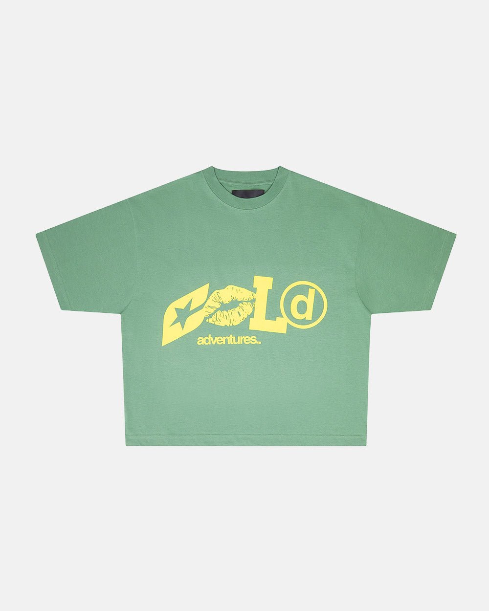 ADVENTURES TEE GREEN & YELLOW