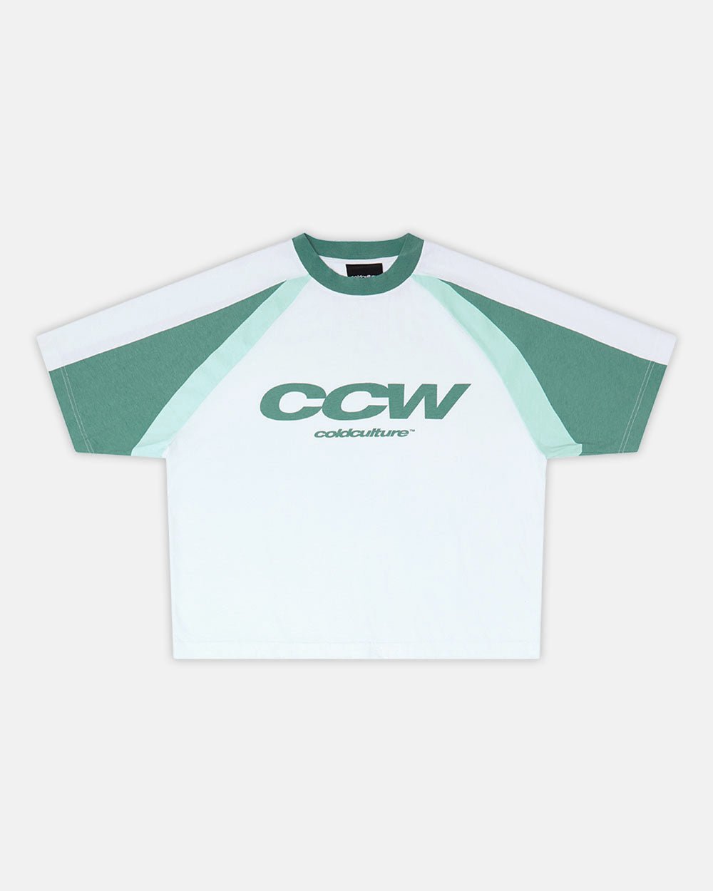 AIRBORNE TEE WHITE AND GREEN