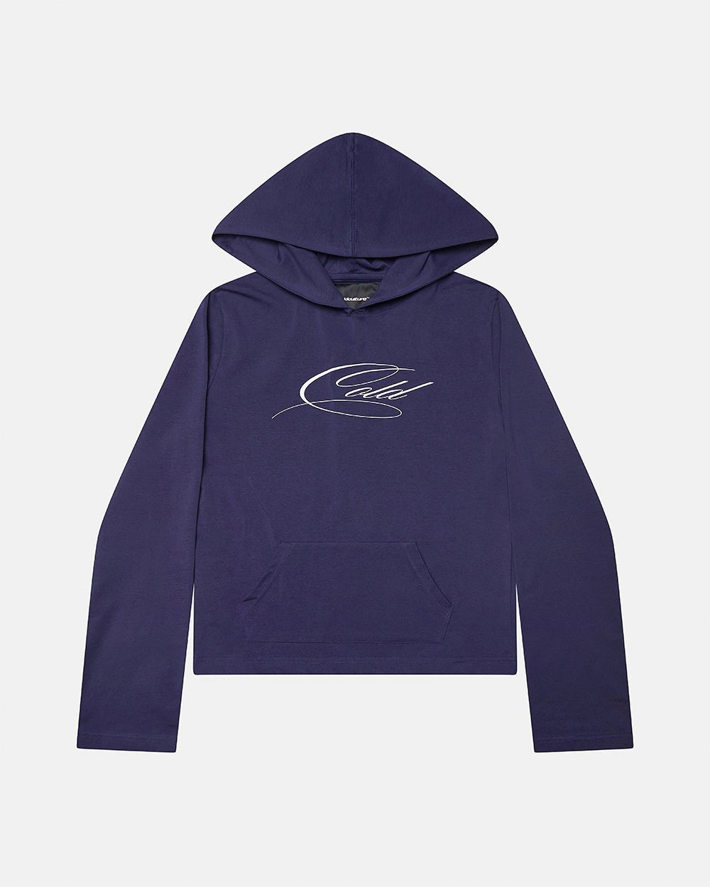 BABY SCRIPT HOODIE BLUE