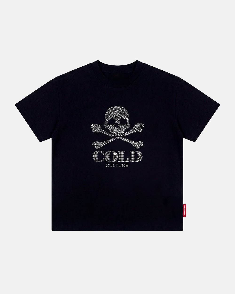 BLING SKULL TEE BLACK