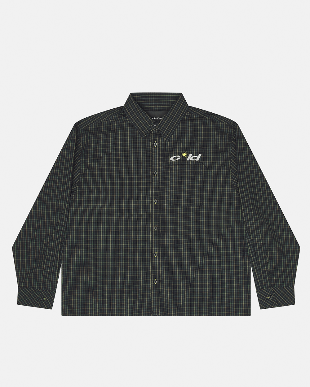 BRICK LANE SHIRT BLACK SQUARE