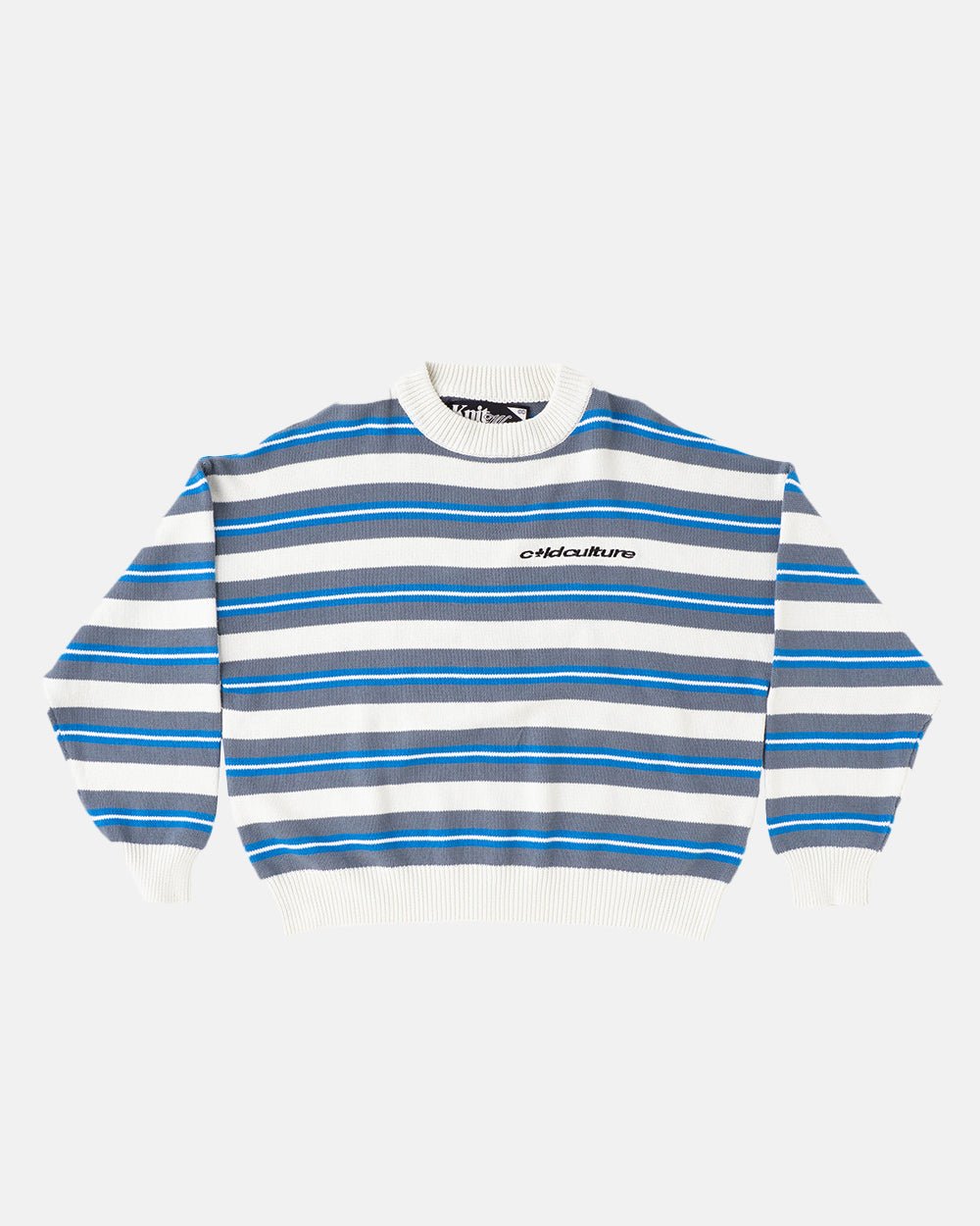 CASINO STRIPES KNIT WHITE MIST