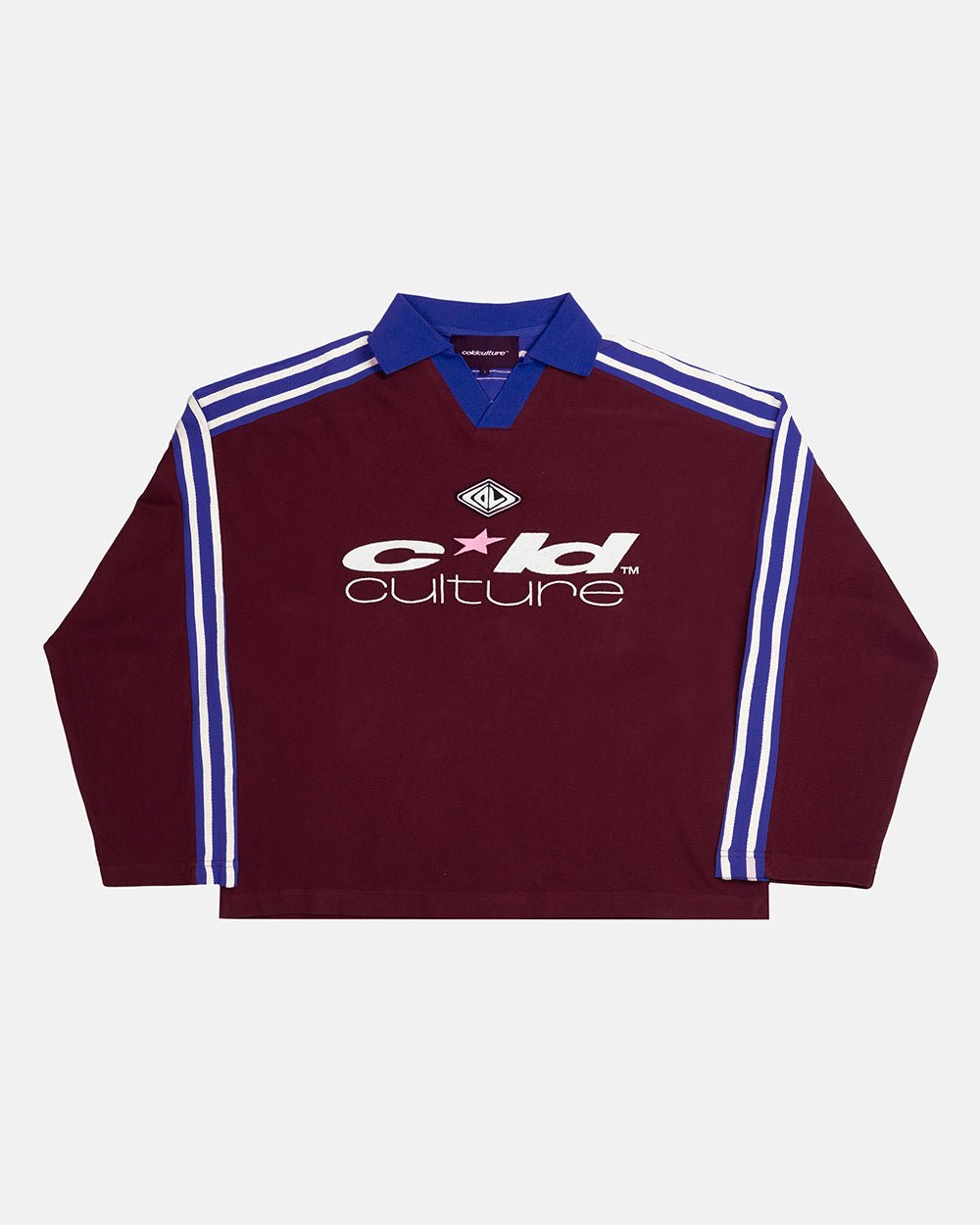 CLASSIC RAW POLO LONGSLEEVE BURGUNDY