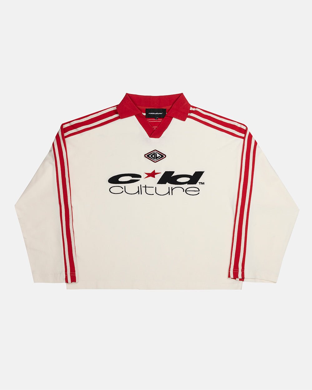 CLASSIC RAW POLO LONGSLEEVE CREAM