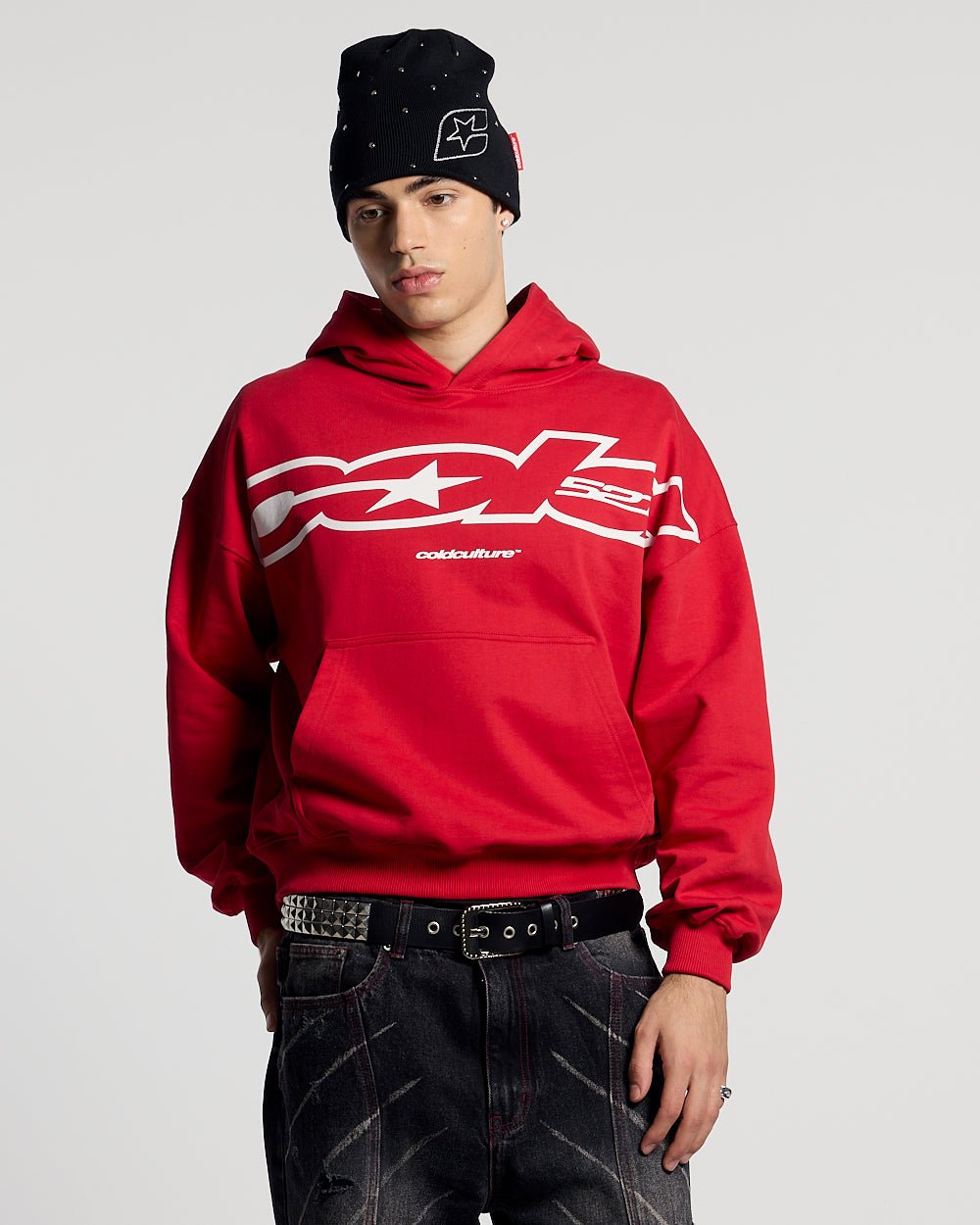 COLD 521 HOODIE RED