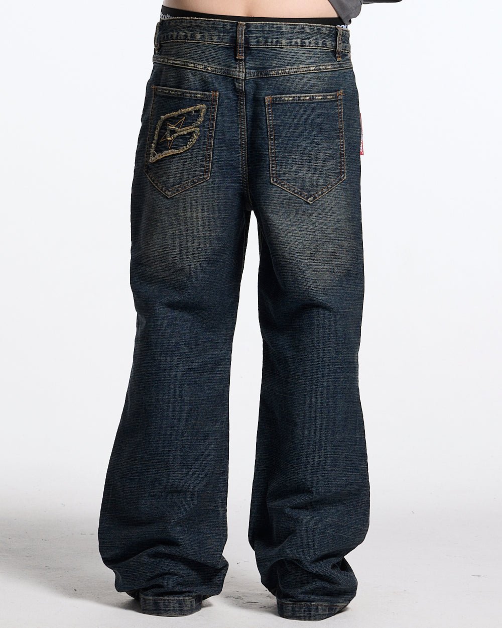 CONCRETE BOOTCUT JEANS BLUE