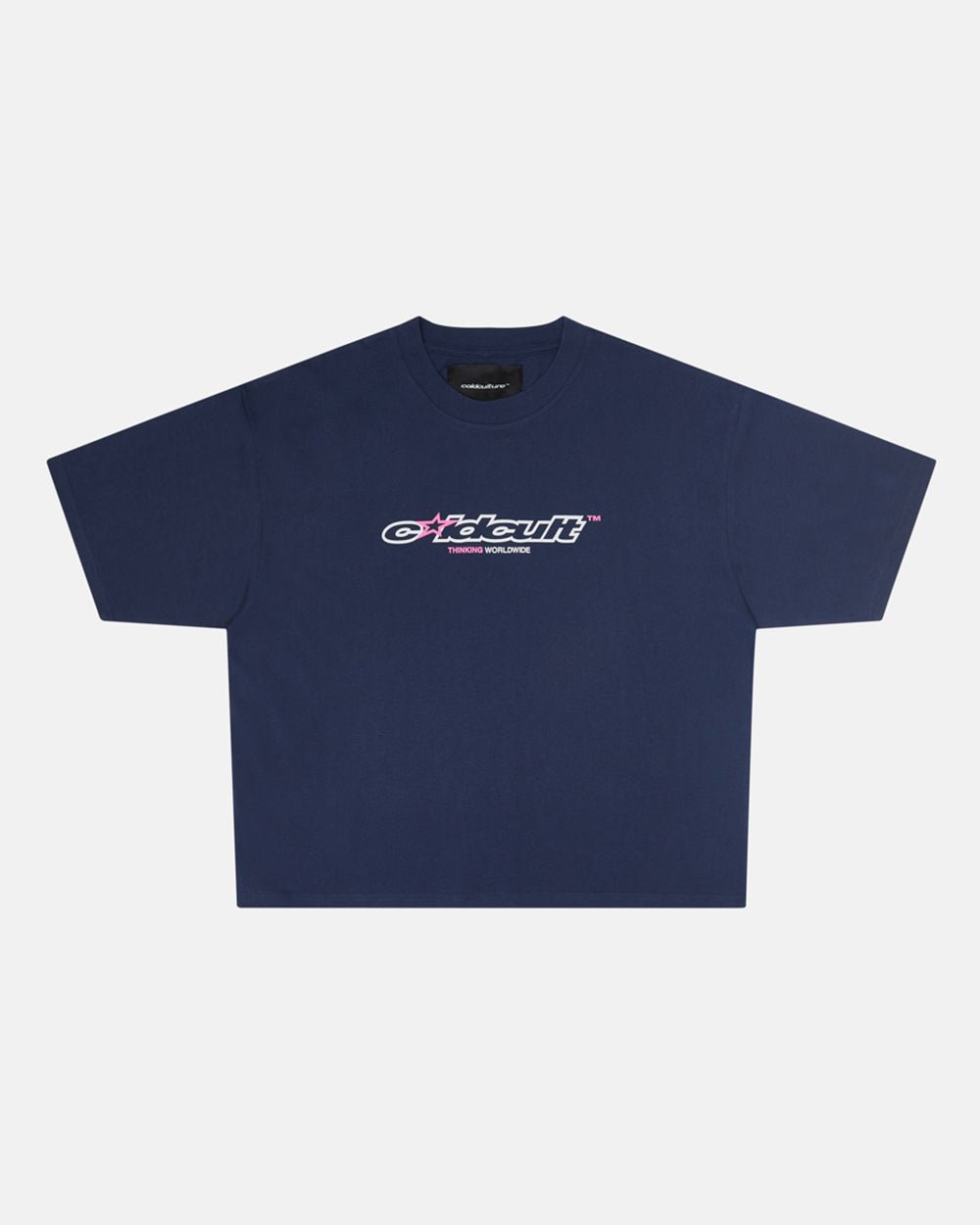 CULT STAR TEE INDIGO BLUE