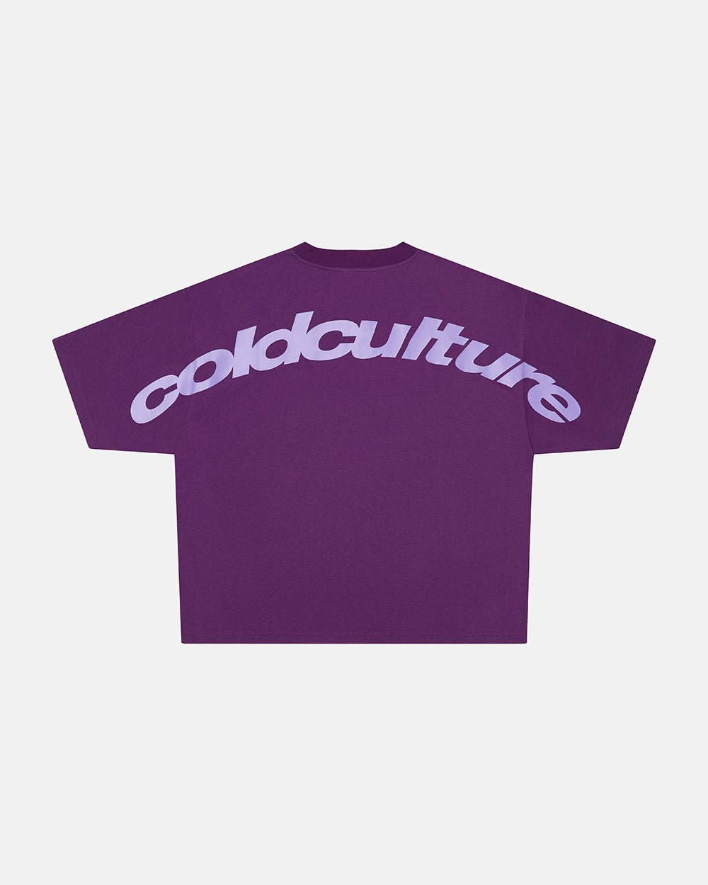 CURVED TEE BURGUNDY & PURPLE