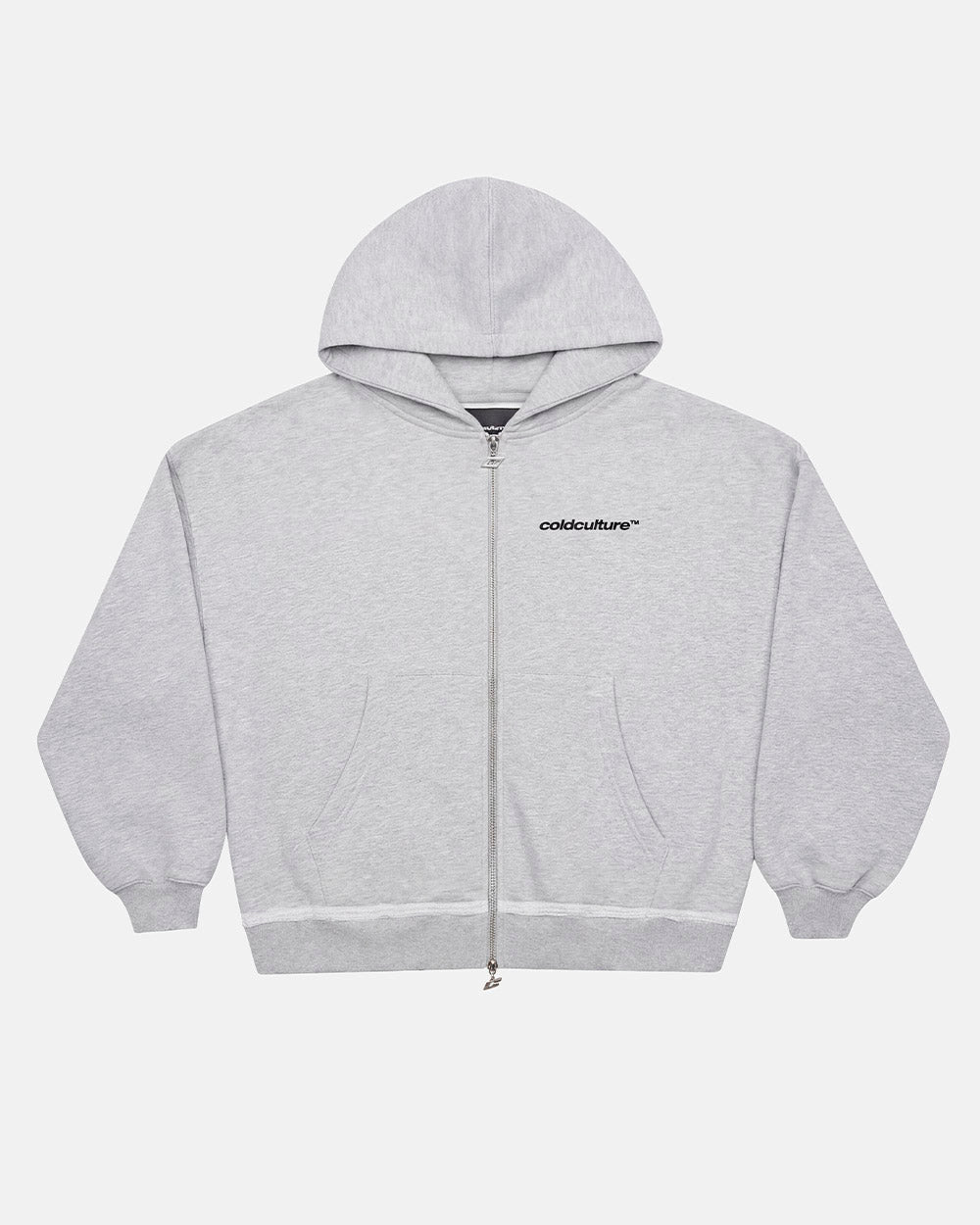 DAILY SET ZIP UP GREY MELANGE