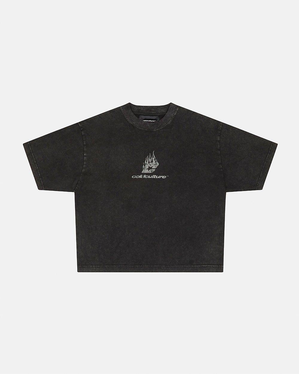 DARK FLAMES TEE BLACK