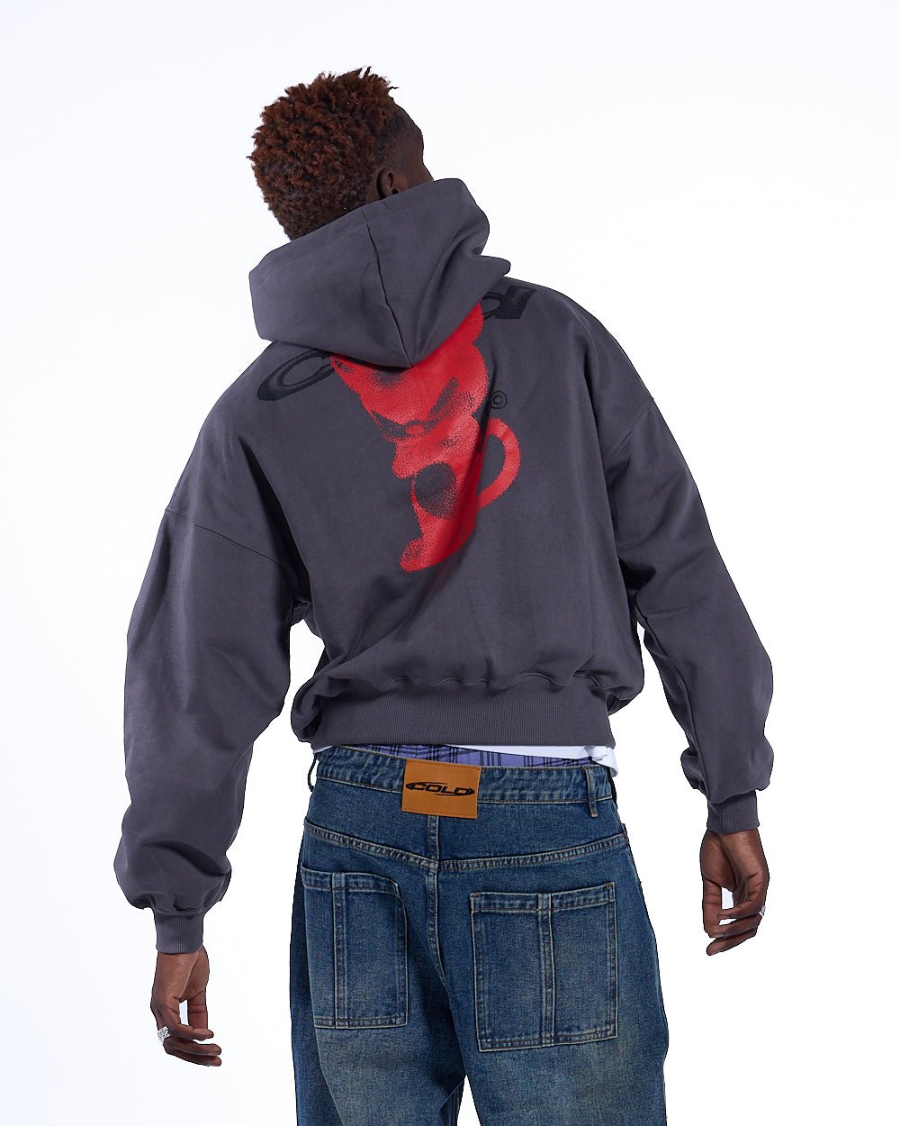 DEMON HOODIE GREY