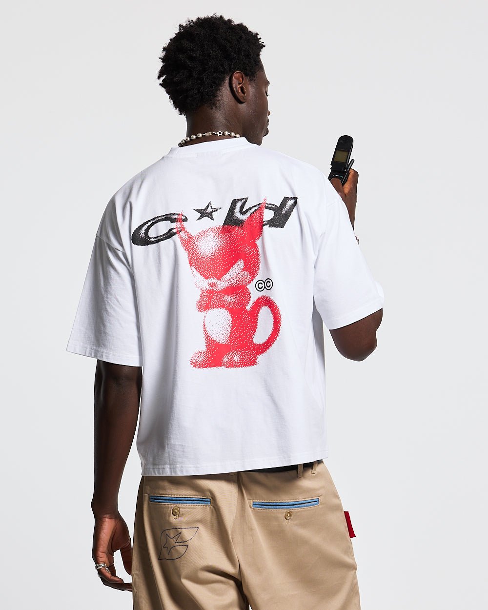 DEMON TEE WHITE