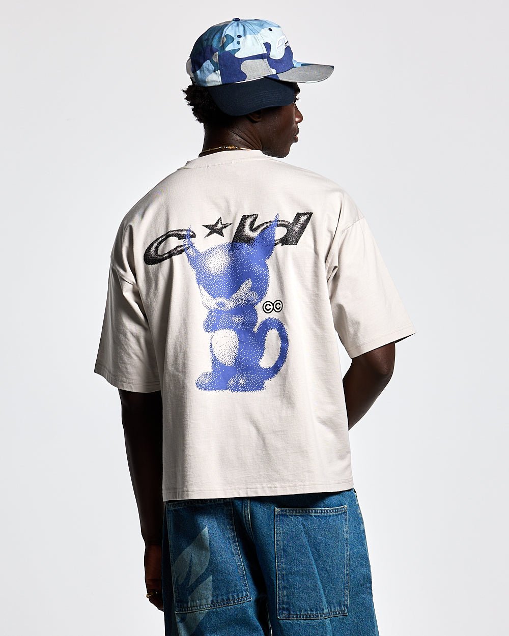 DEMON TEE WIND GREY