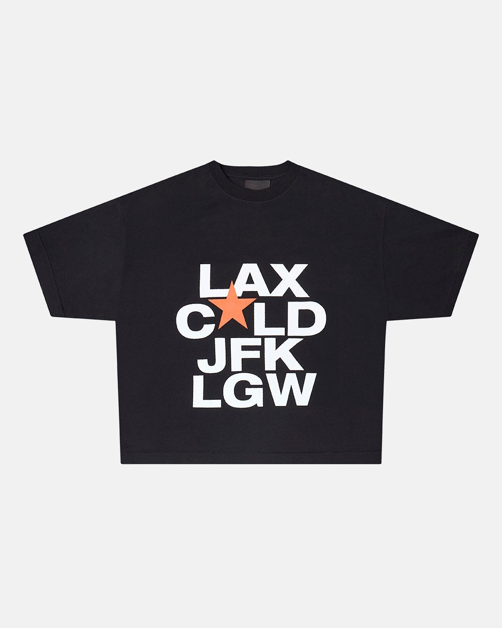 DEPARTURES TEE BLACK