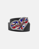 DIANA LEATHER  BELT DUST BLACK
