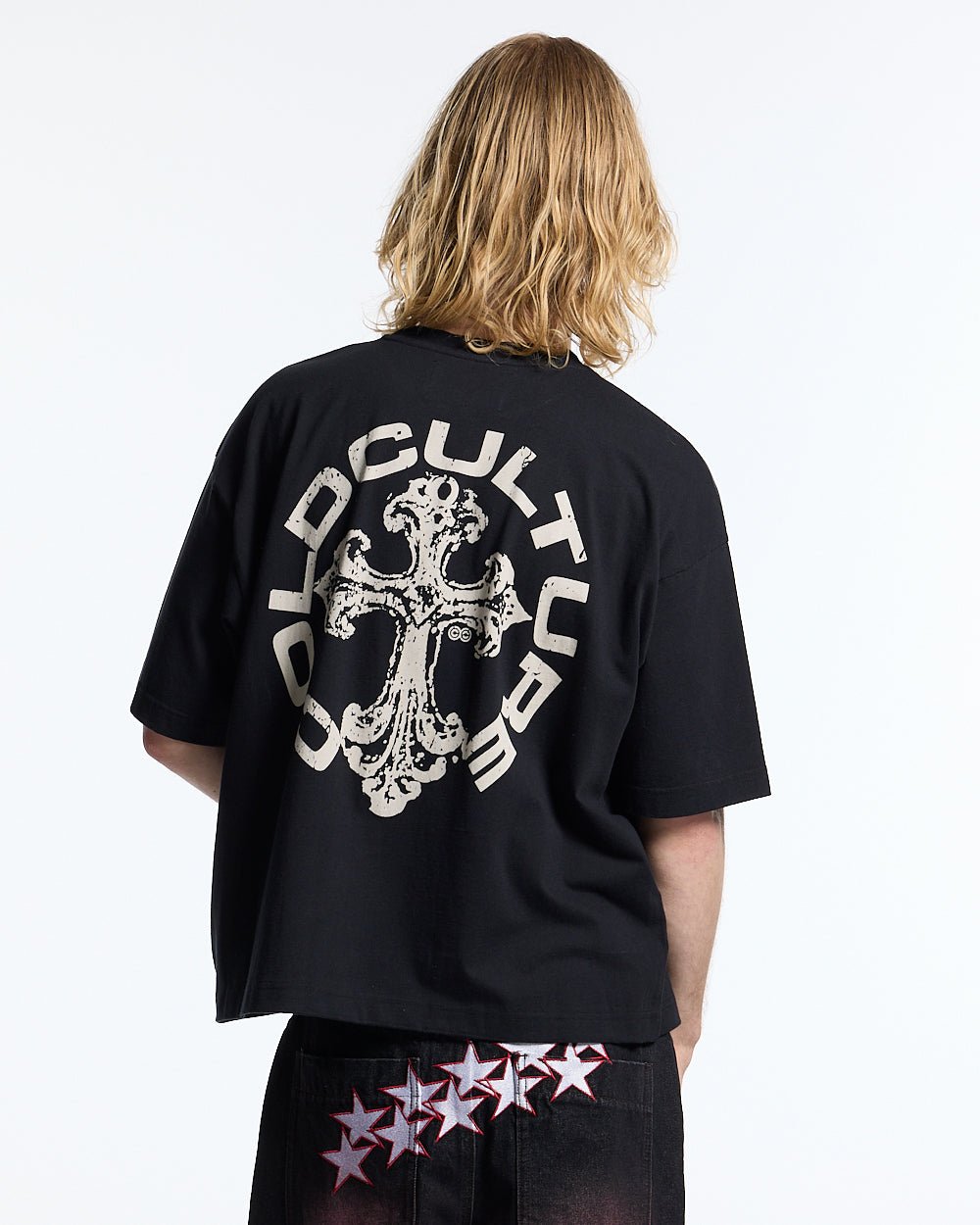 DISCHARGE TEE BLACK