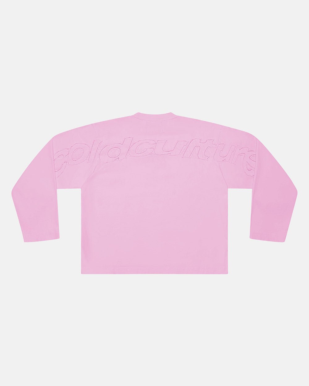 DISTRESS CURVED LONGSLEEVE PINK