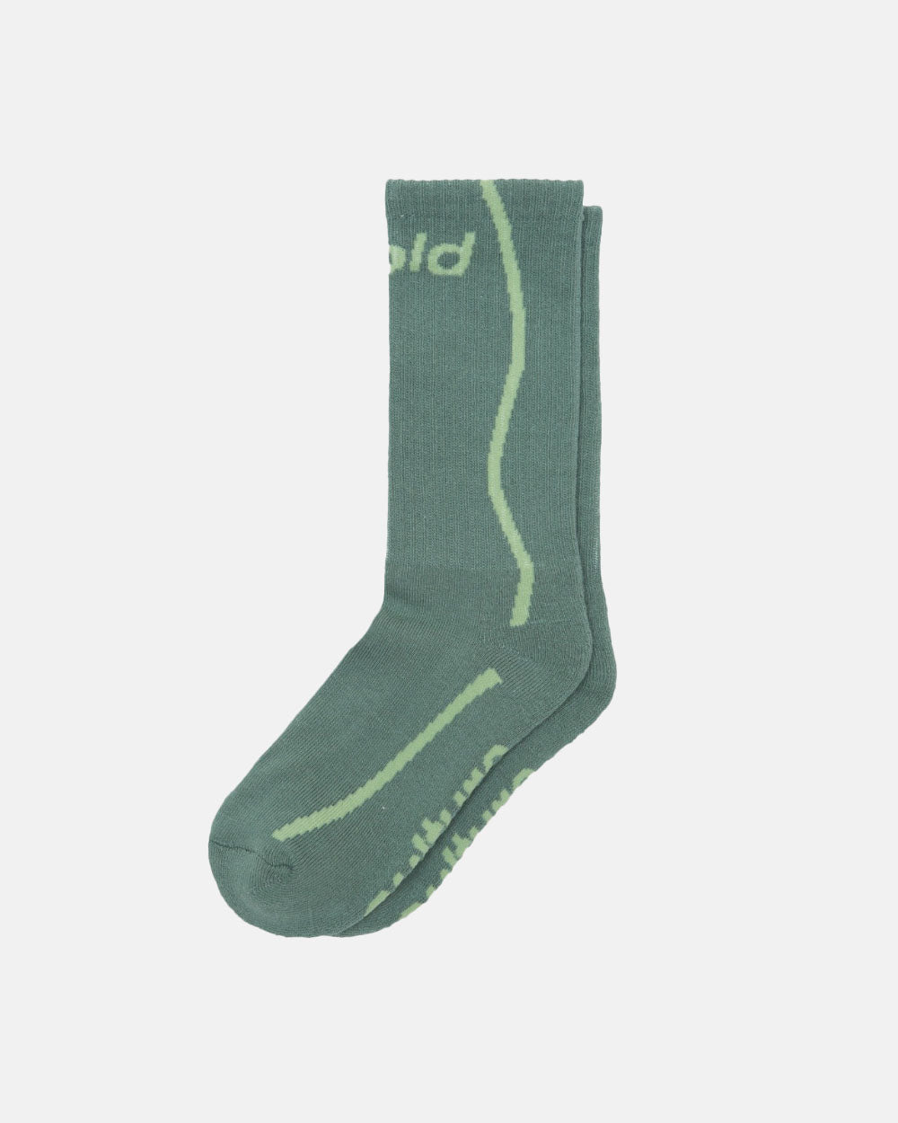 DIVIDED SOCKS CORAL GREEN