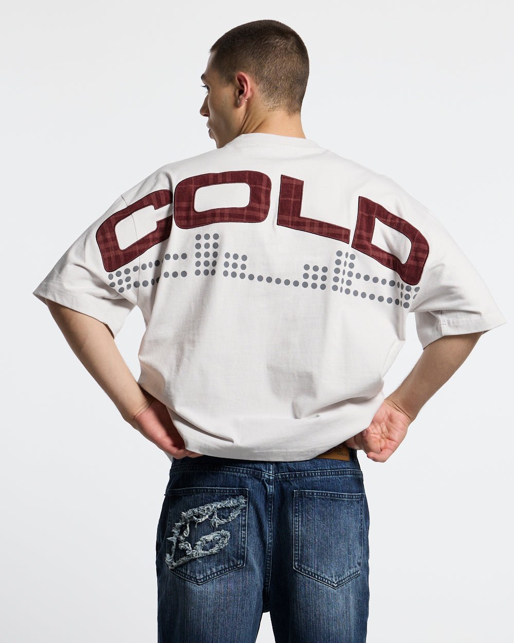 DOTS CLUB TEE LIGHT GREY