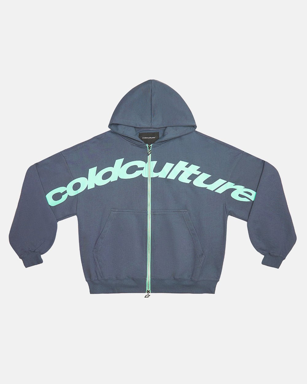 DRIVEN ZIP HOODIE INDIGO BLUE