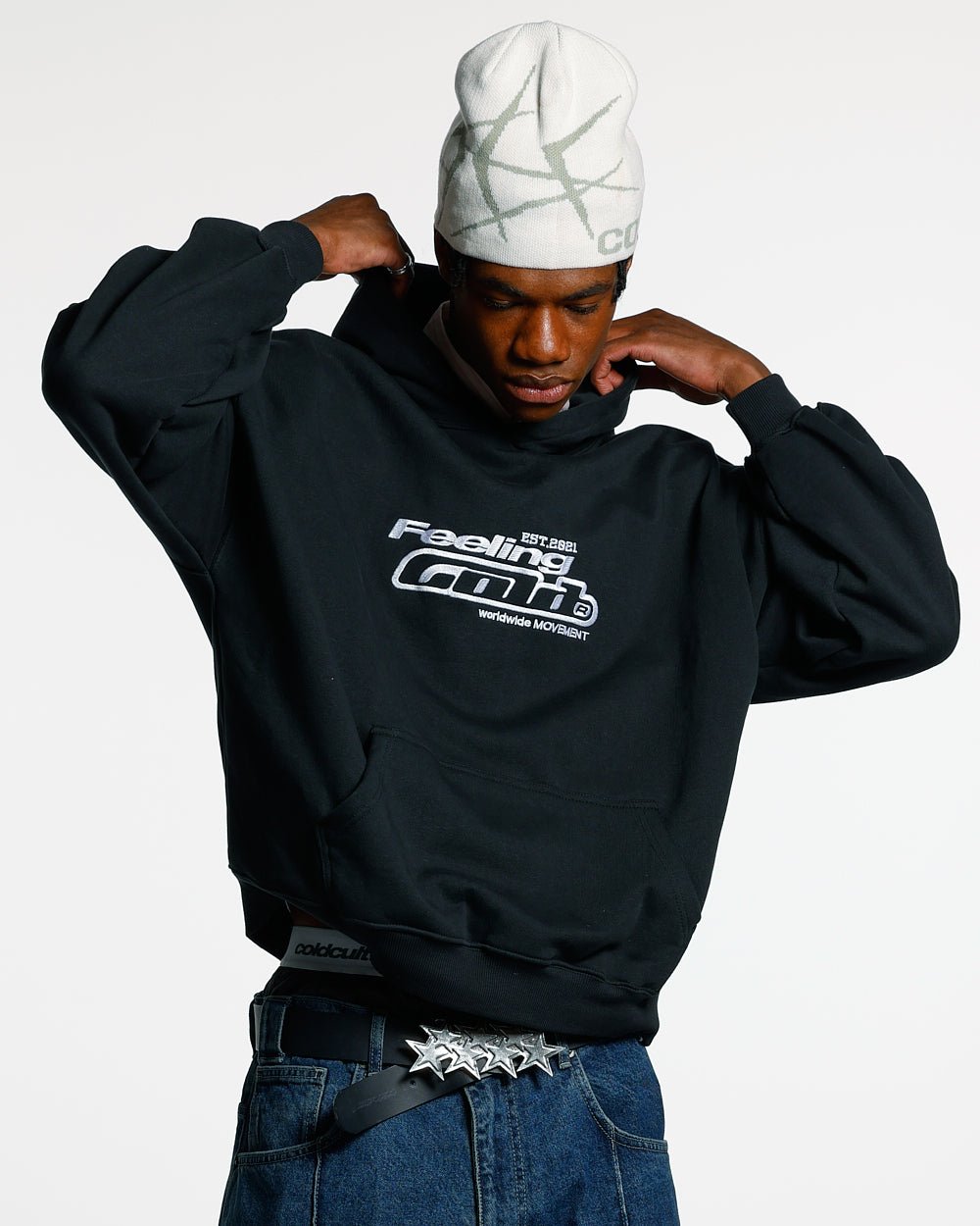 FEELING GOOD TODAY HOODIE BLACK
