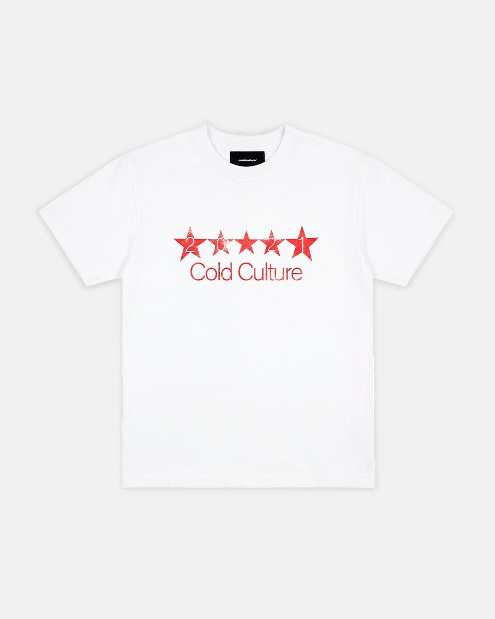 FIVE STARS TEE WHITE