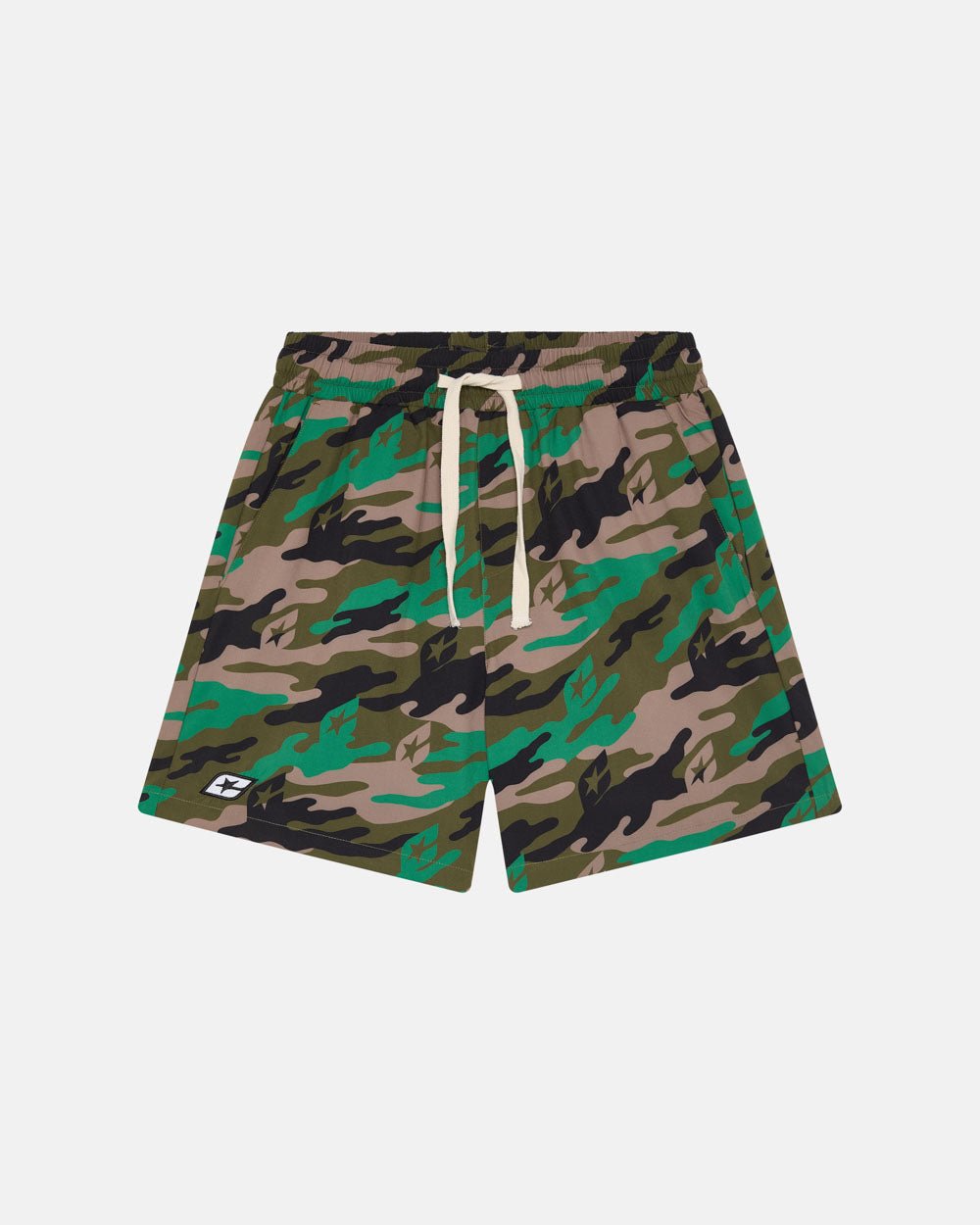 GREEN CAMO SWIM SHORT