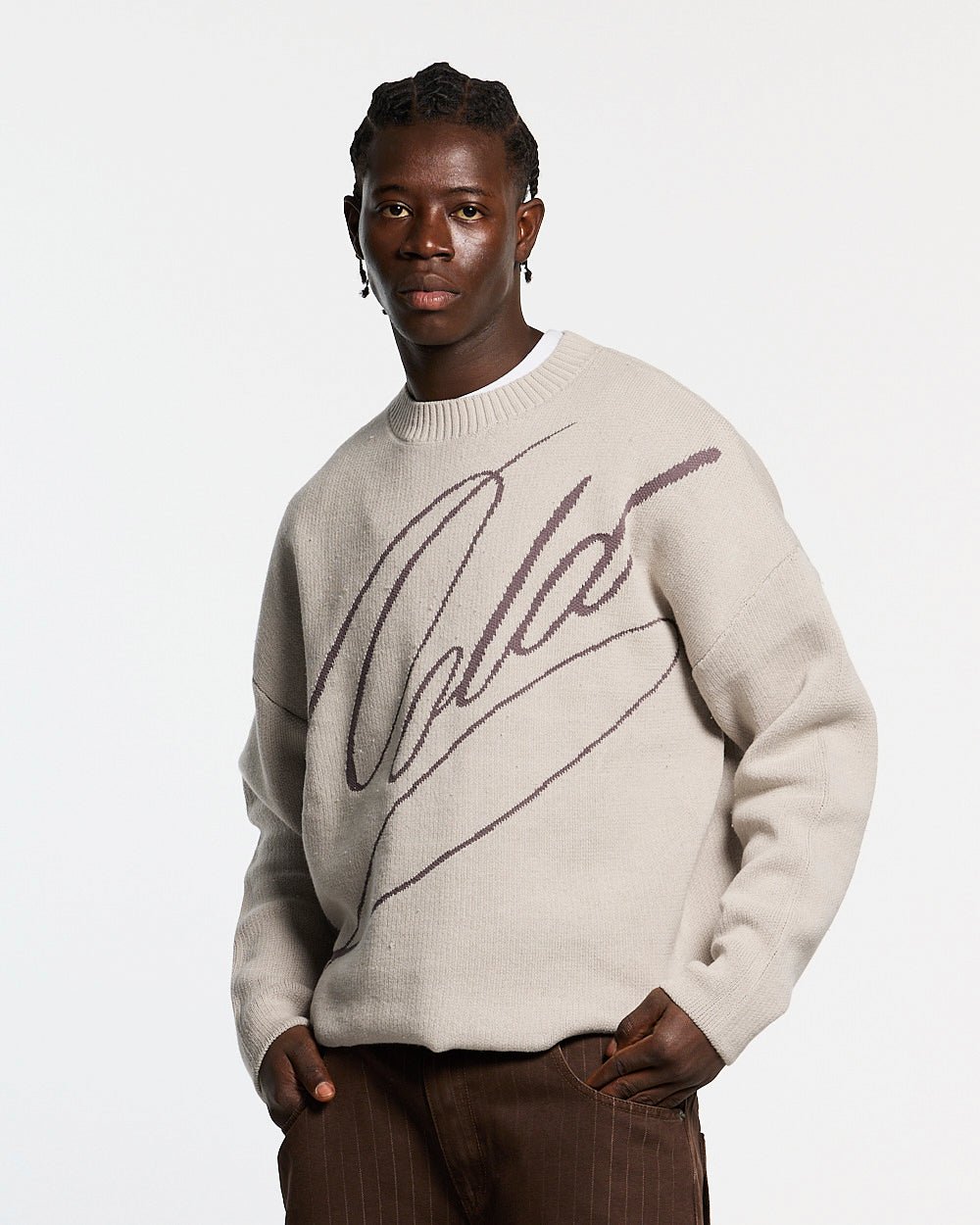 GRUBBY KNIT GREY