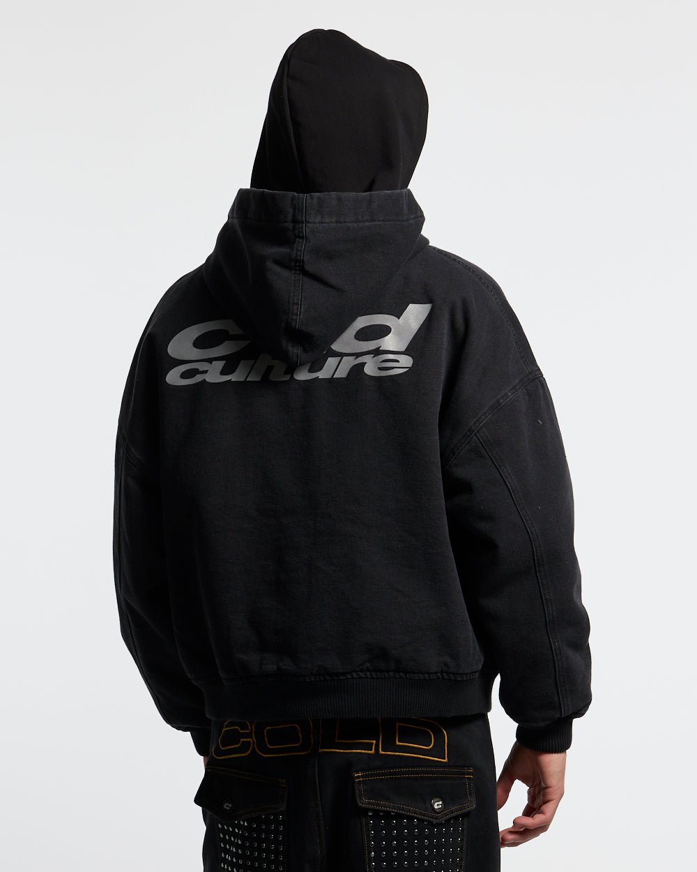 HARPER JACKET FADED BLACK DENIM