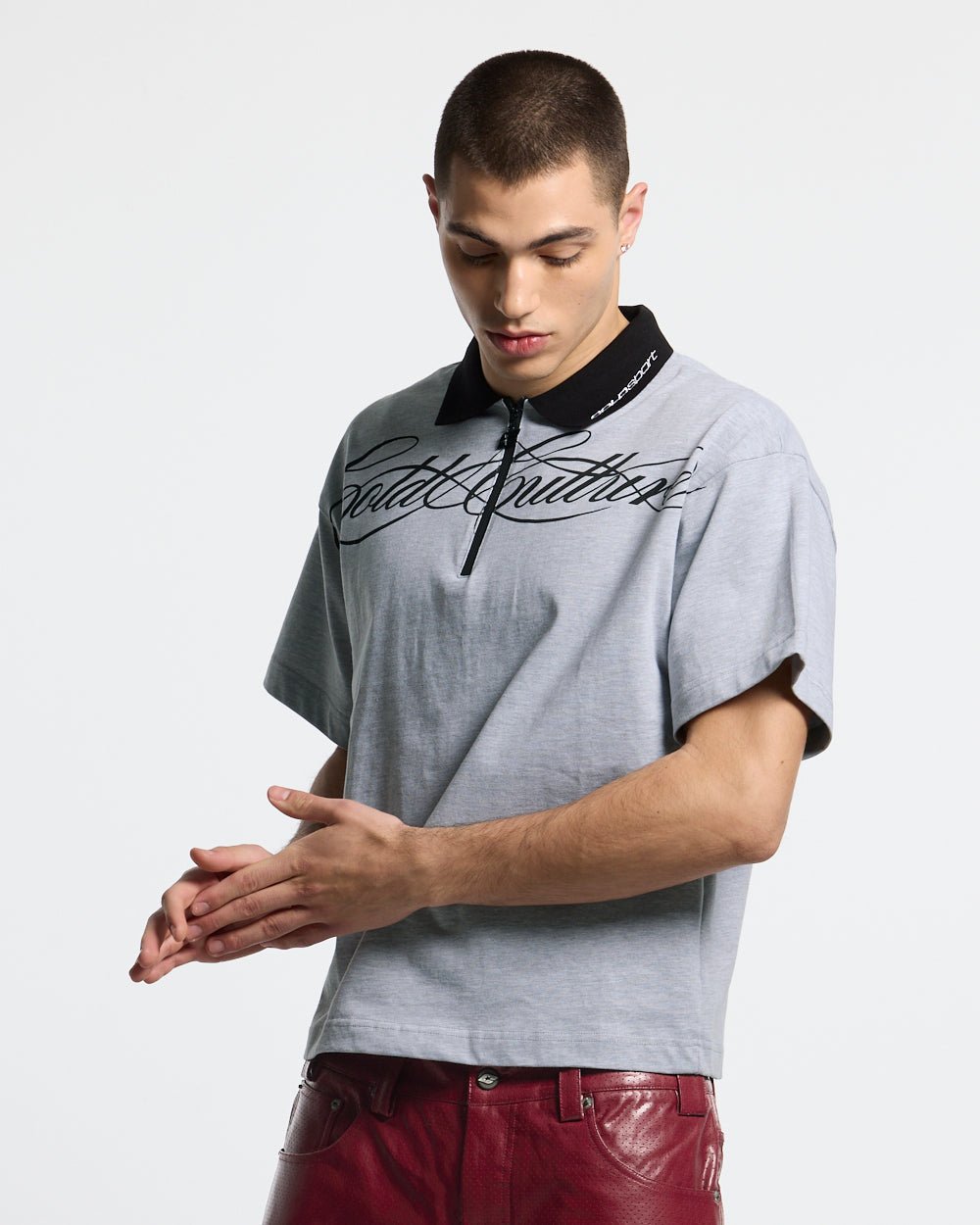 HEAT GYM POLO GREY