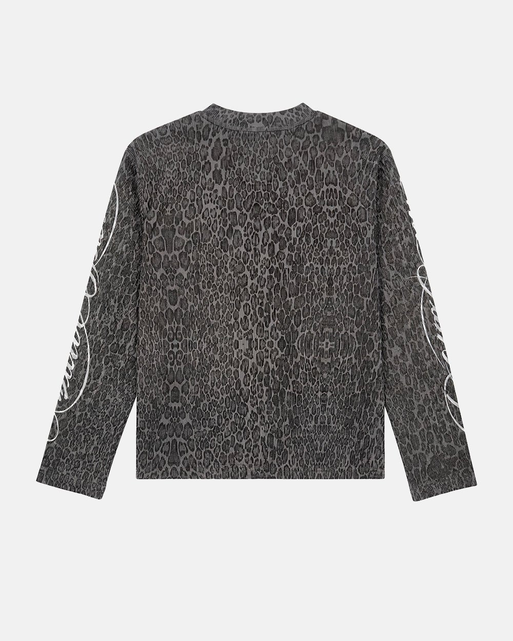 HIDDEN CHEETAH LONGSLEEVE DARK GREY