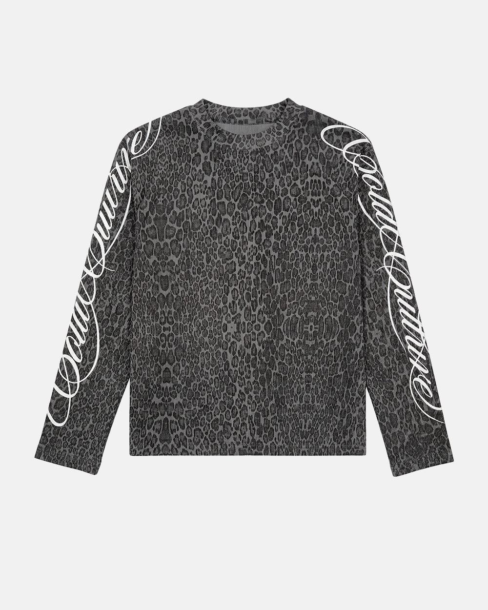 HIDDEN CHEETAH LONGSLEEVE DARK GREY