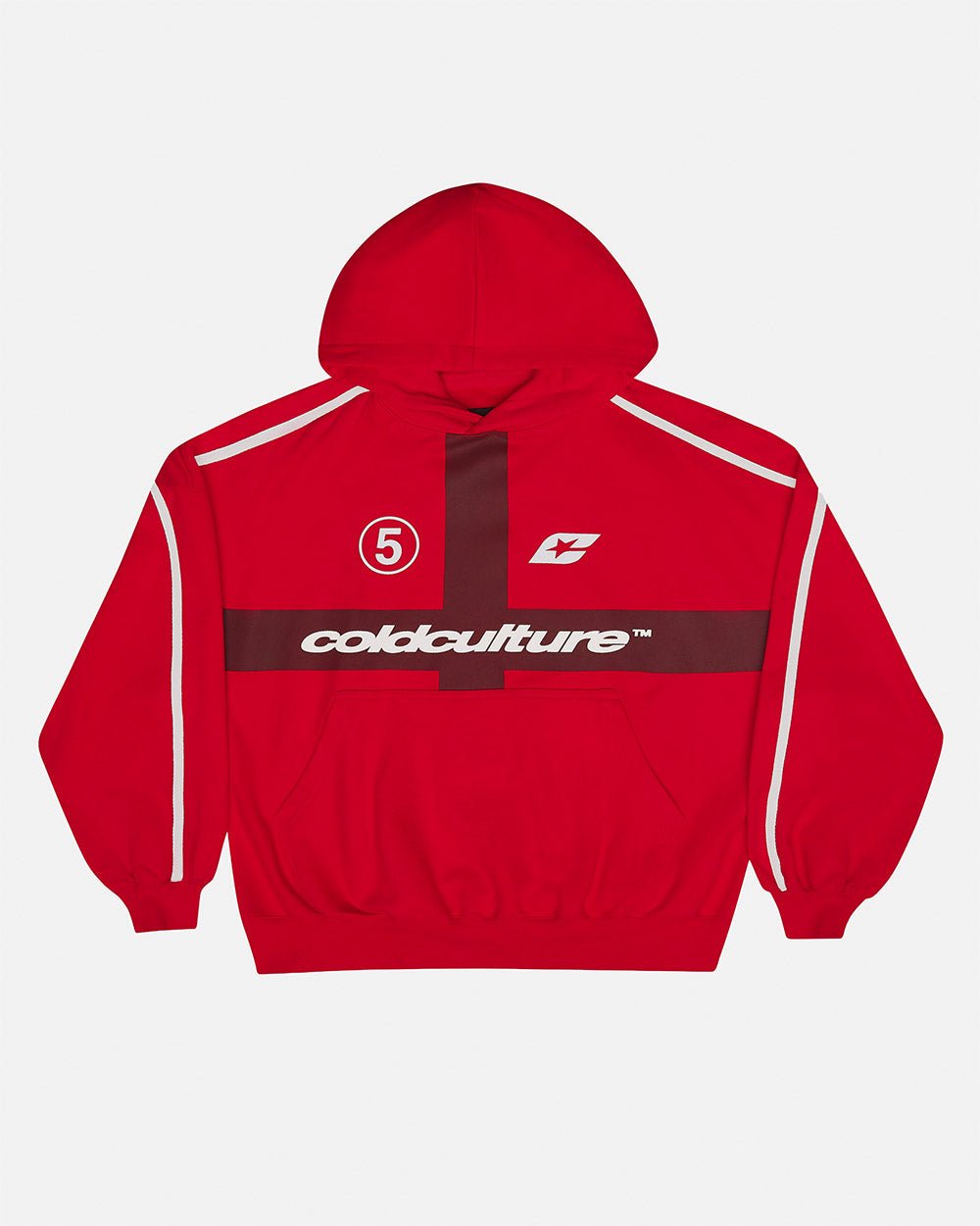 HIT THE TARGET HOODIE RED