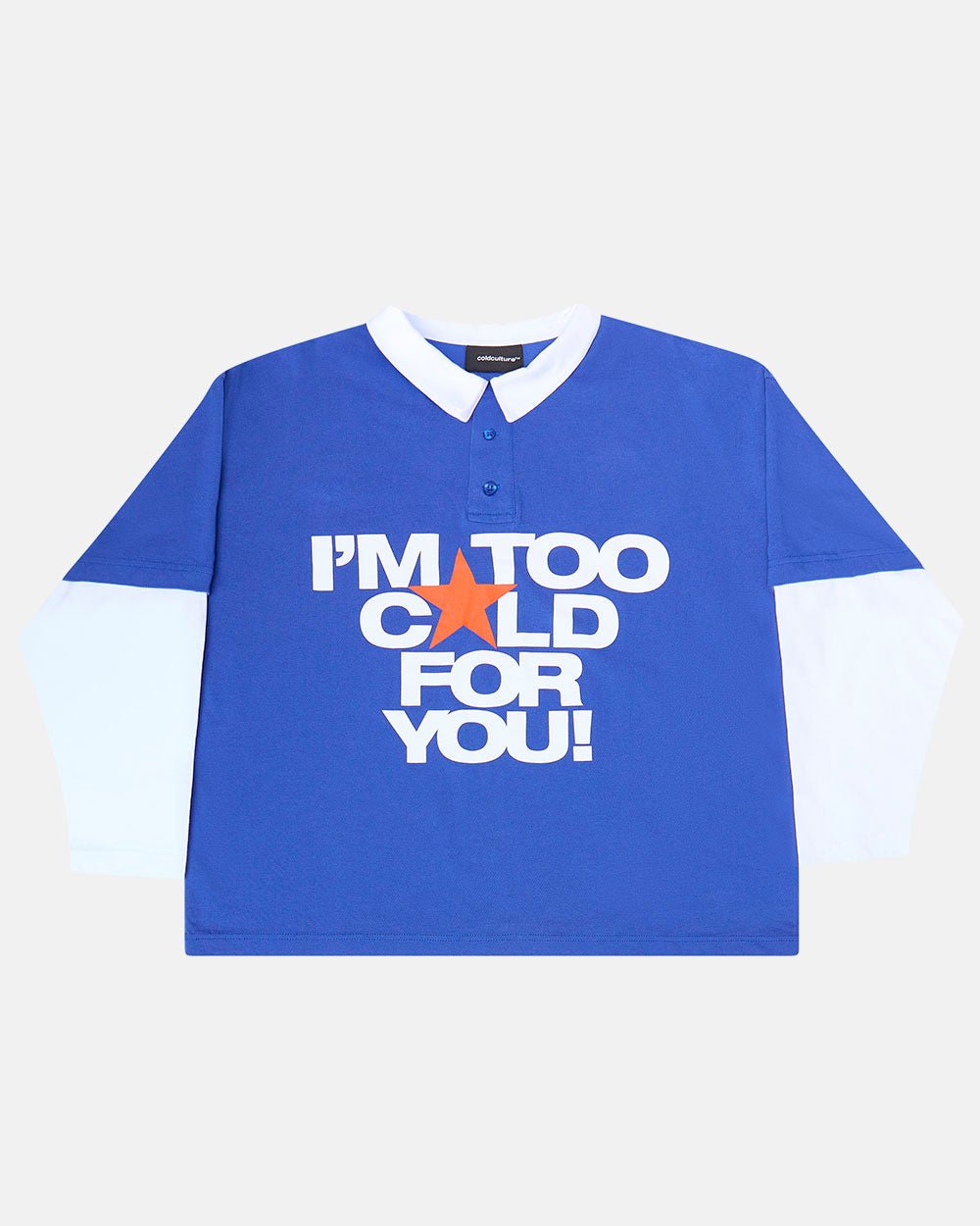 LAX LONGSLEEVE POLO INTENSE BLUE
