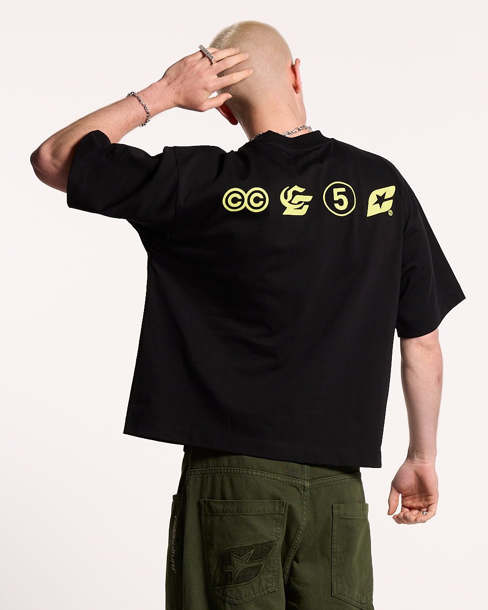 LET'S BOUNCE TEE BLACK