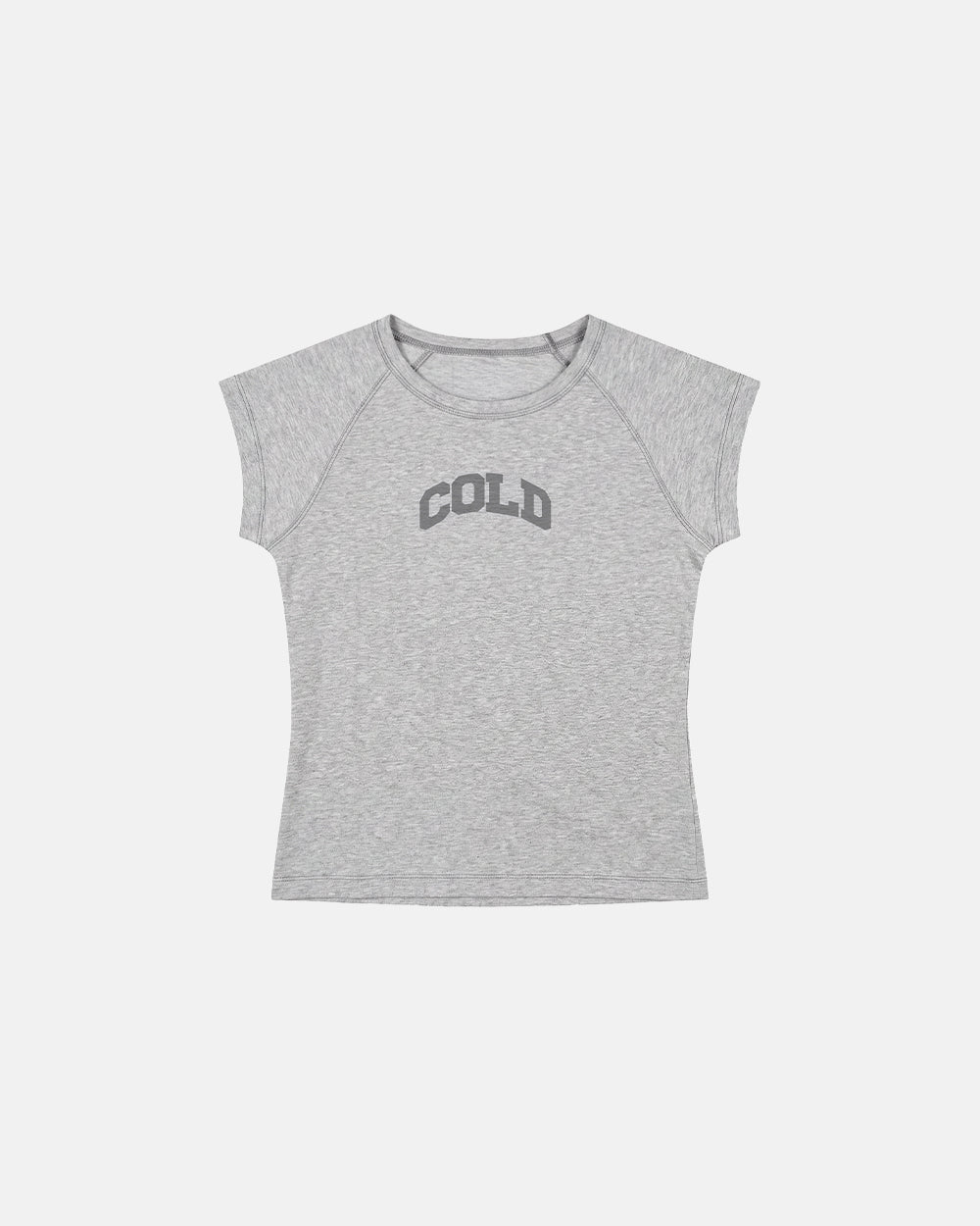 LITTLE BABY TEE HEATHER GREY