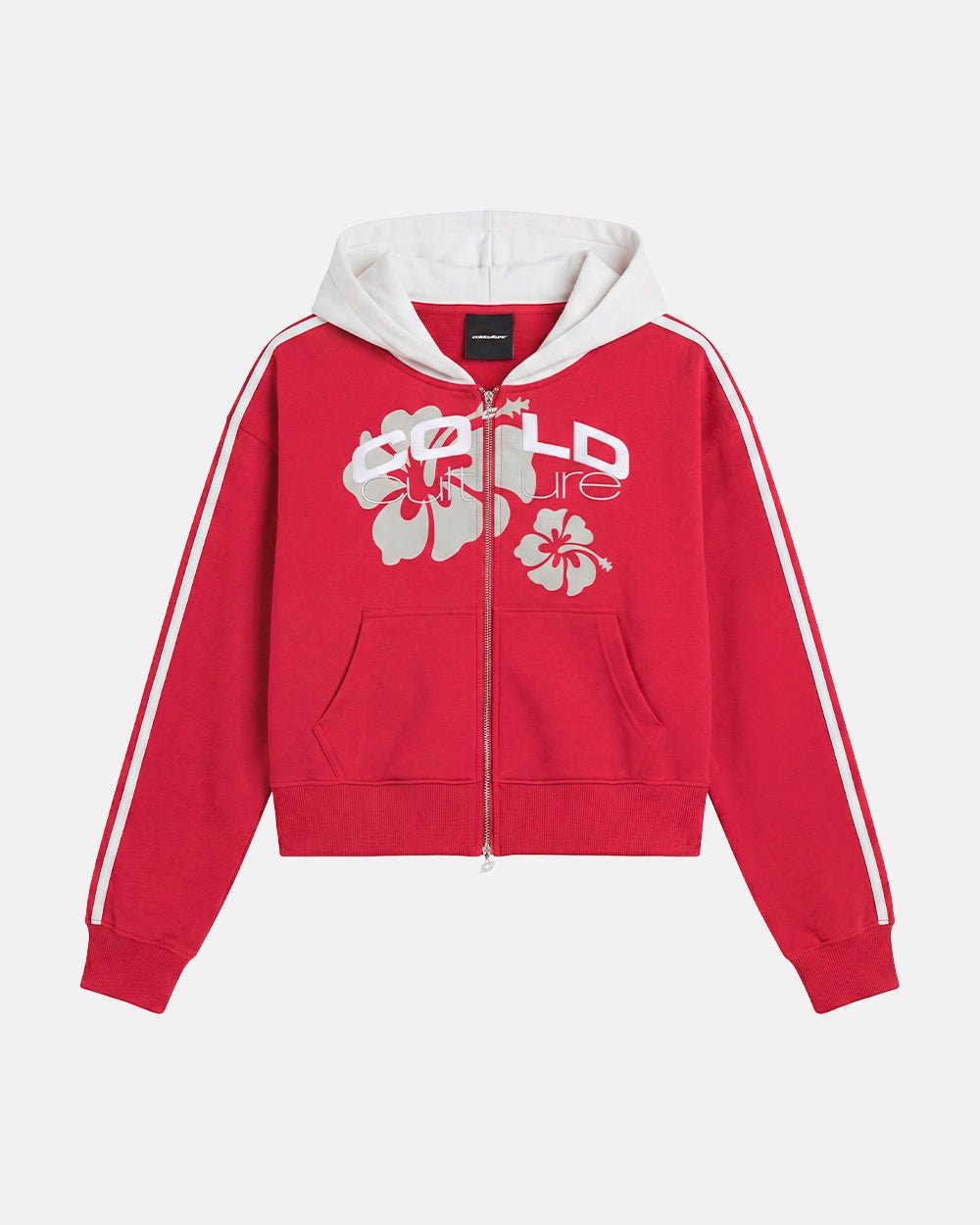 LUSH ZIP HOODIE RED