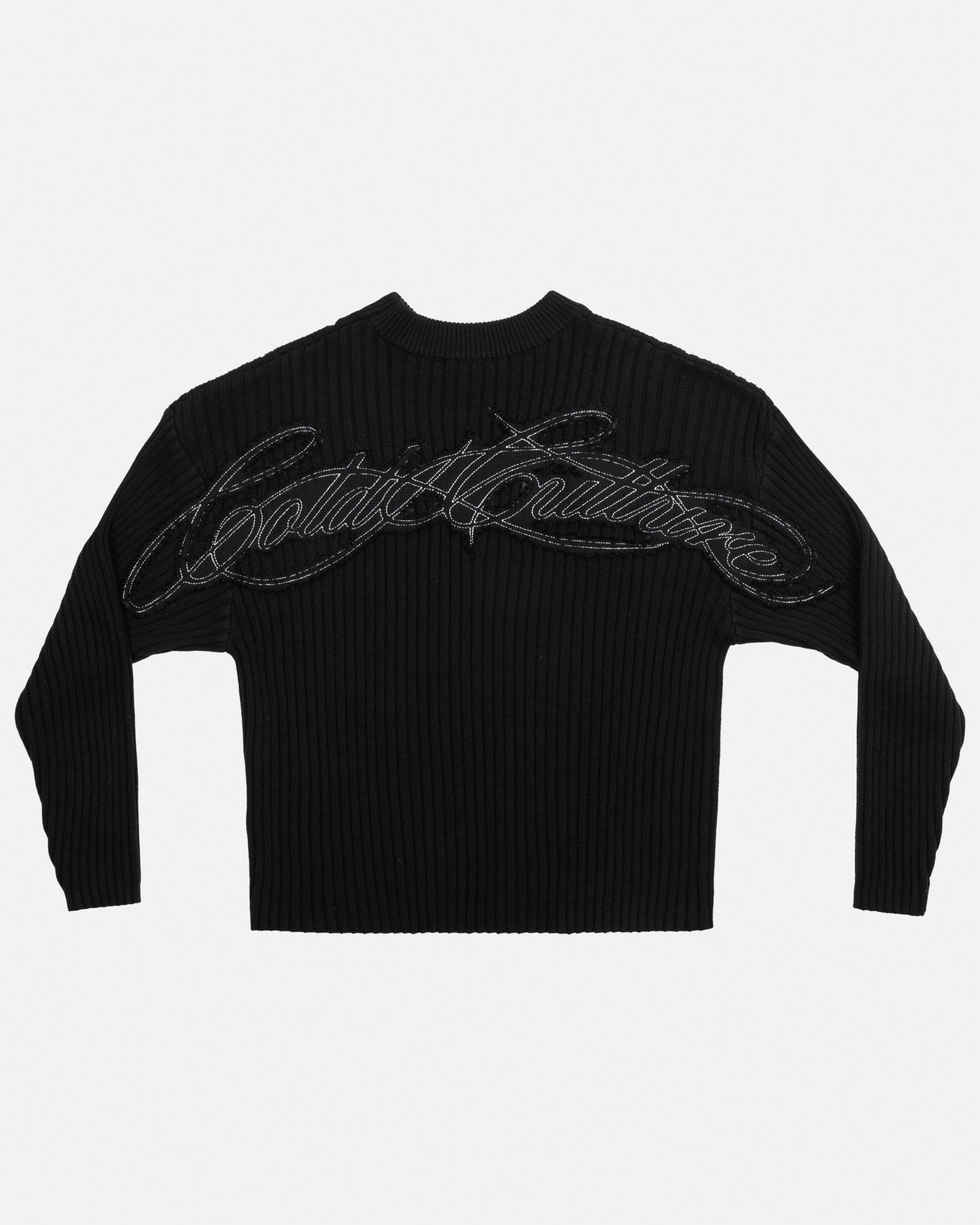 MESSY KNIT BLACK
