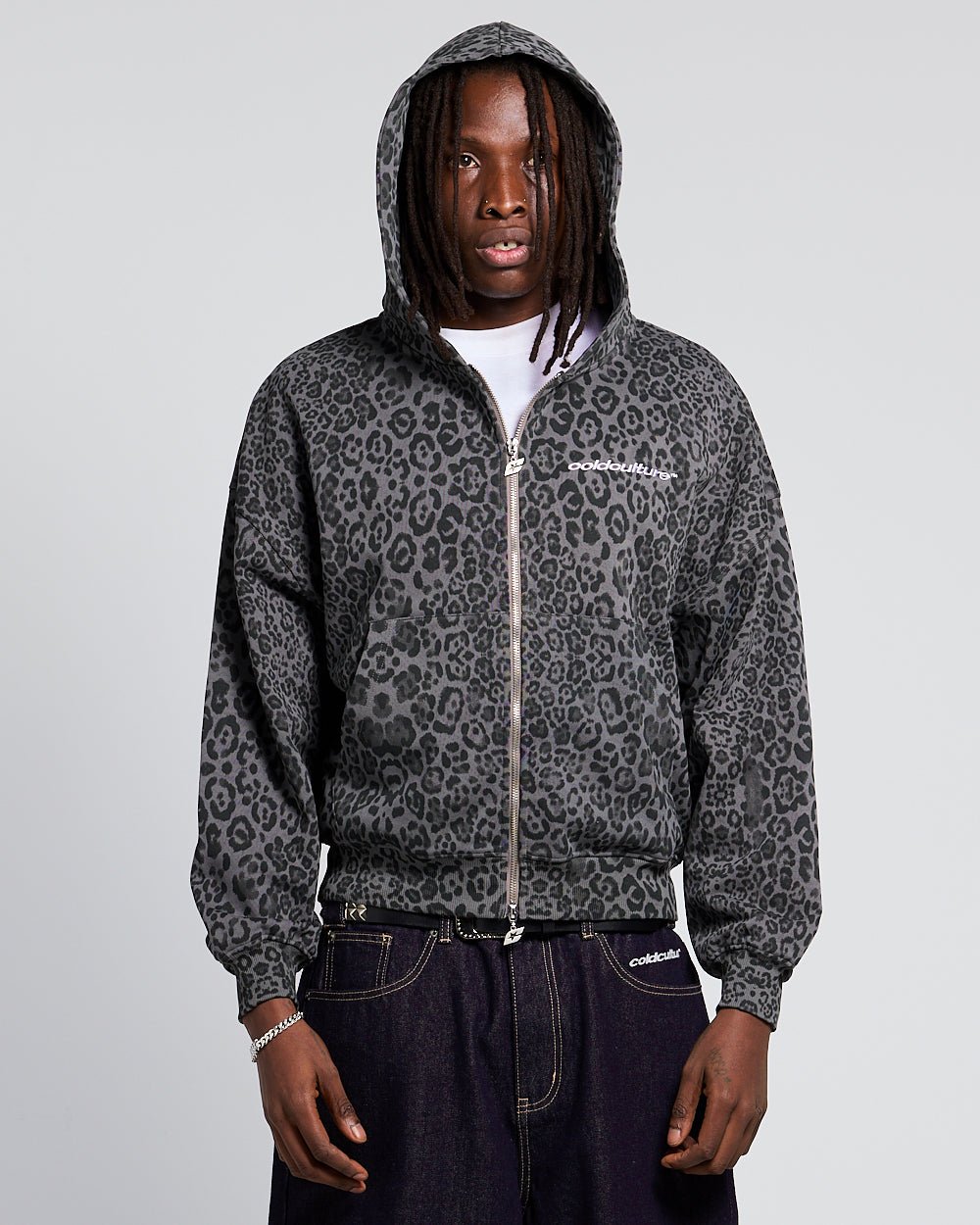 NOCTURNE BEAST ZIP HOODIE DARK GREY