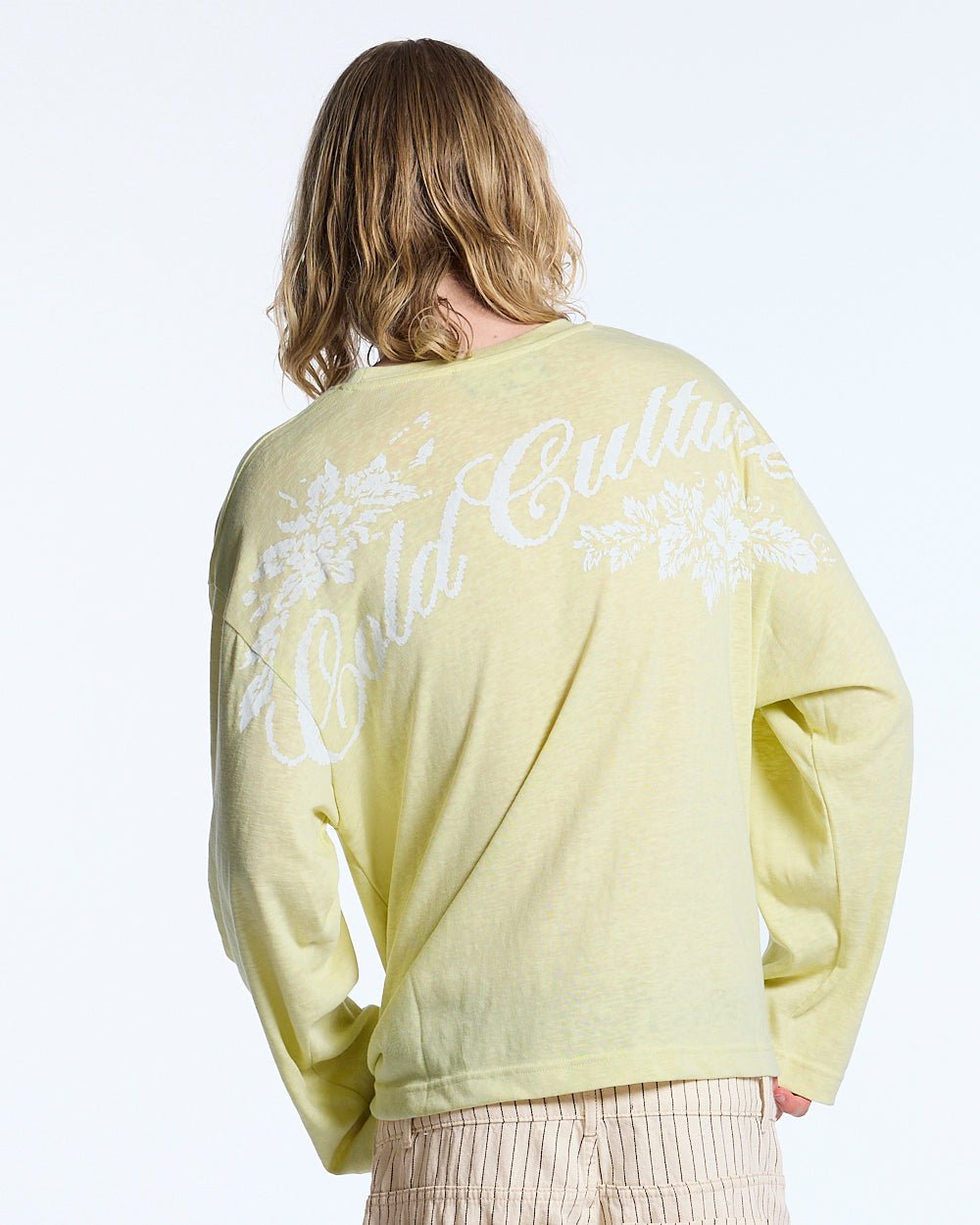 OLD SOUL LONGSLEEVE PALE YELLOW