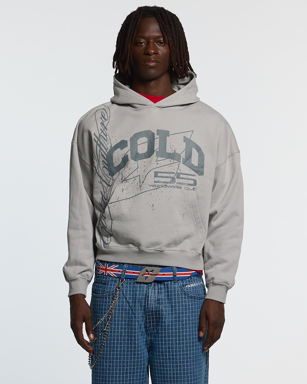 ON ROAD HOODIE GREY & GREEN