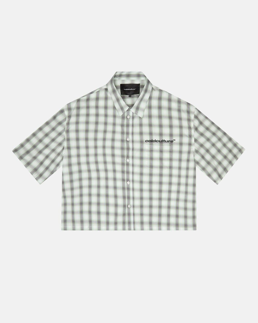 ONE POCKET SHIRT BLURRED GREEN