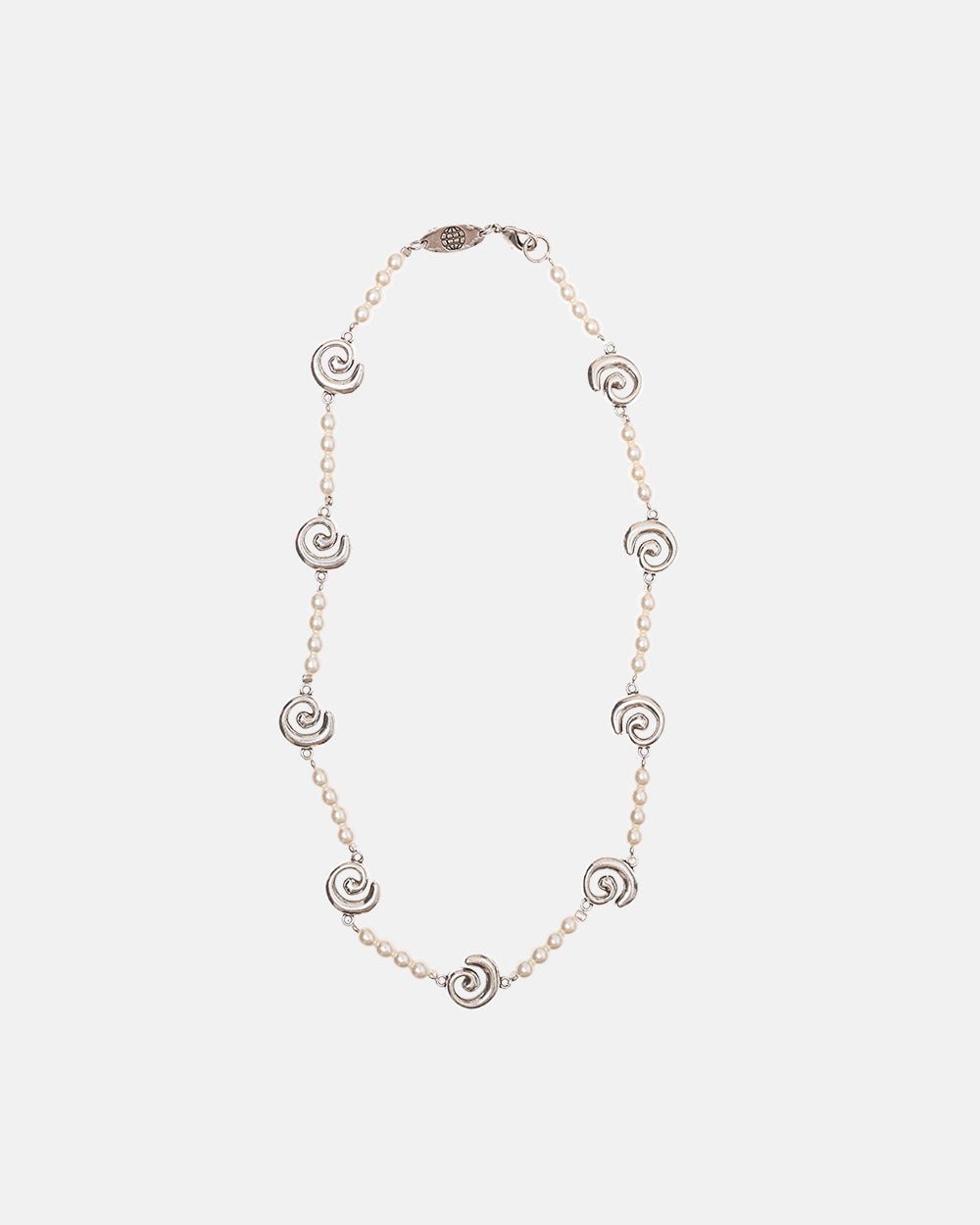 PEARL AND SPIRAL NECKLACE