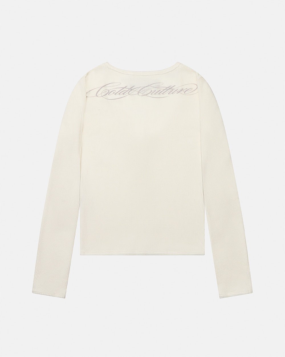 PERFECT LONGSLEEVE TOP OFF WHITE