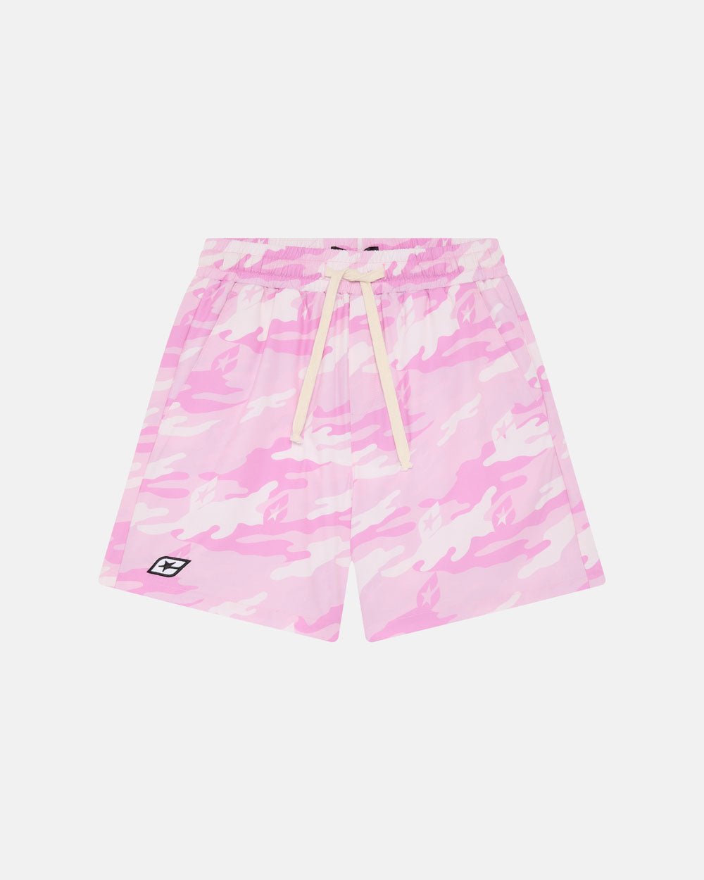PINK CAMO SWIM SHORT