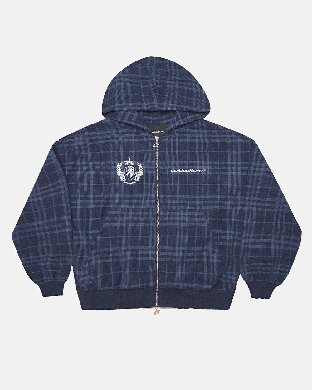 POSH ZIP HOODIE NAVY